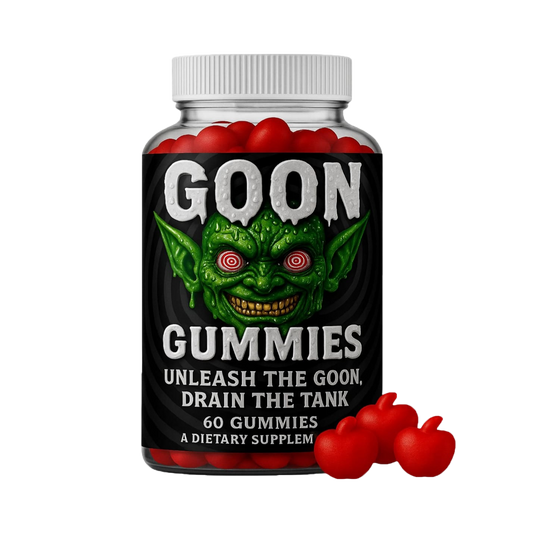 GOON GUMMIES - Male Performance Supplement 60 Red Apple Gummies Boost Size Stamina & Blood Flow Made in USA