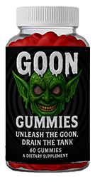 1 Bottle Of Goon Gummies 60 Red Apple Gummies