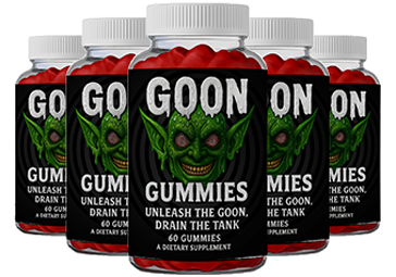5 Bottle Of Goon Gummies 300 Red Apple Gummies